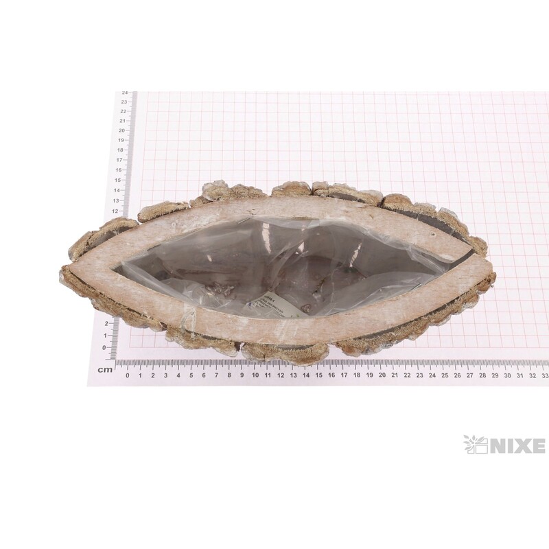 OBAL KŮRA LOĎKA 22x07x11cm*BÍLÁ