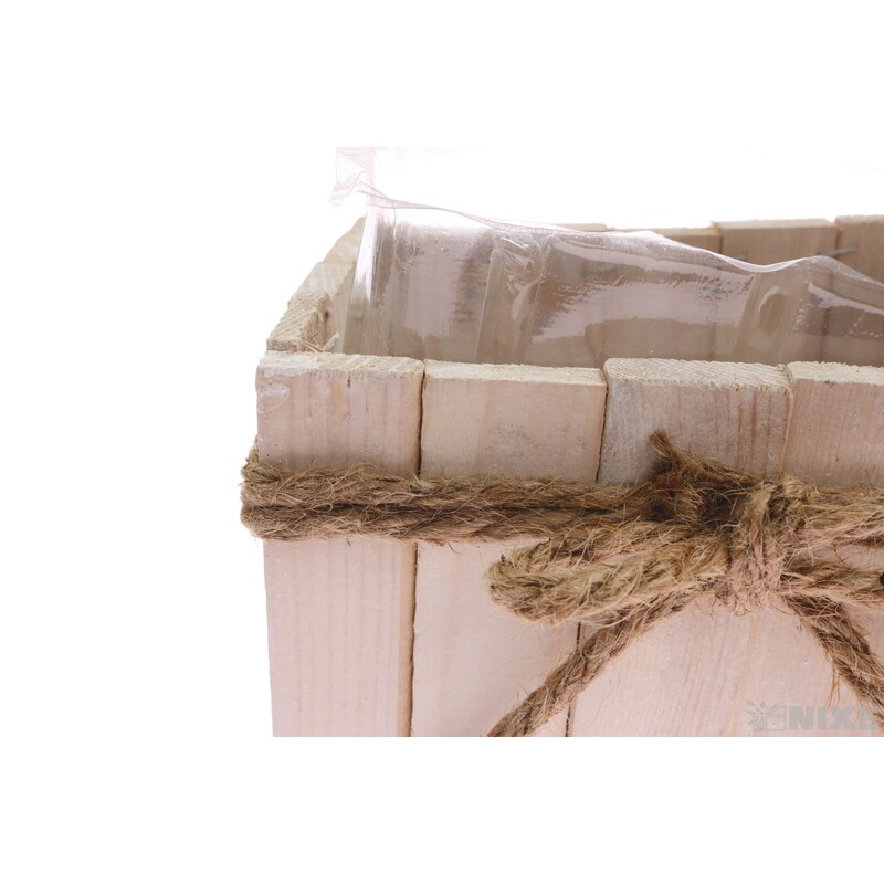 OBAL DŘEVO 13x10x11cm*