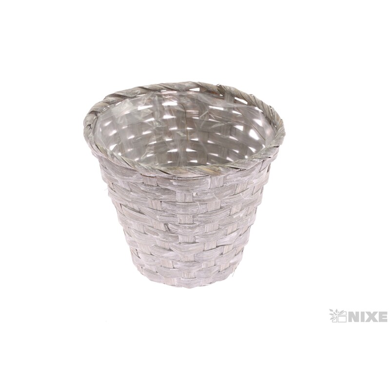 OBAL RATTAN KRUH 12x12cm*ŠEDÁ