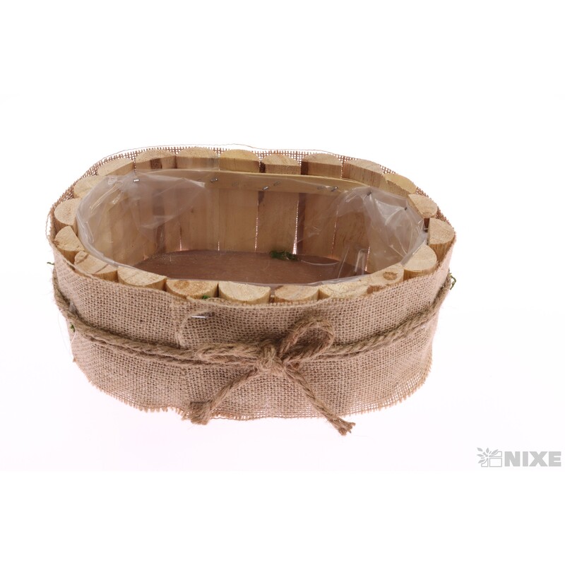 OBAL D JUTA OVÁL 23x14x09cm*