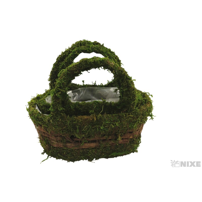 TAŠKA RÉVA 2ks 19x07x8 23x11x10cm*ZELENÁ+HNĚDÁ