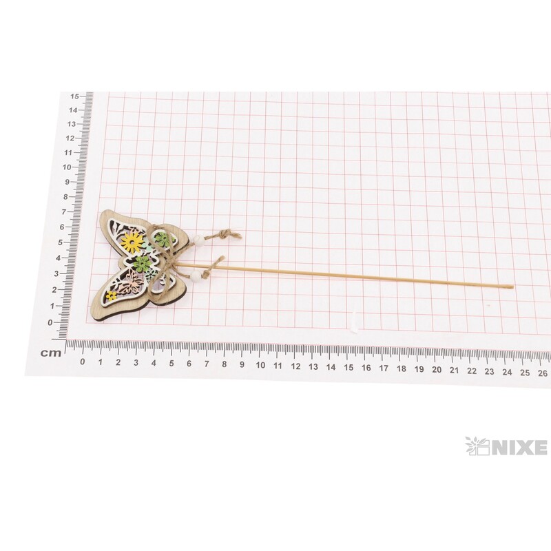 ZÁPICH D MOTÝL 7x25cm 6ks*MIX BAREV