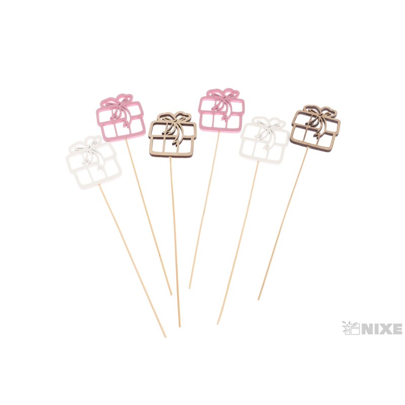 ZÁPICH D DÁREK 6x28cm 6ks*MIX BAREV