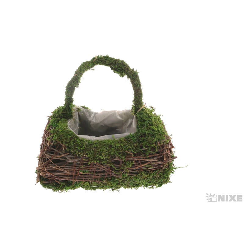 KABELKA RÉVA 12x10x8cm*ZELENÁ+HNĚDÁ