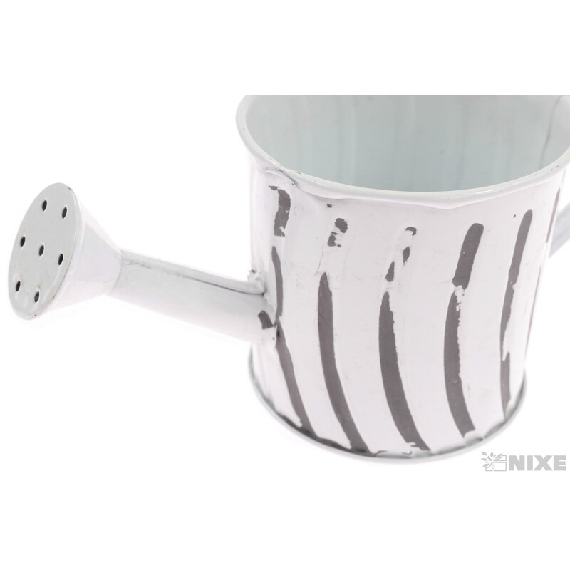 PLECHOVÁ KONEV 8x8cm*BÍLÁ