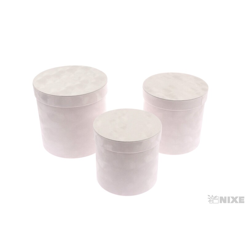 KVĚTINOVÝ BOX 3ks 18x19cm 16x17 15x15*MIX BAREV