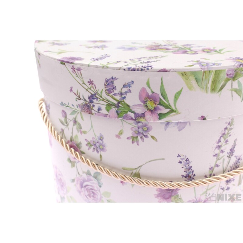 KVĚTINOVÝ BOX 3ks 22x19cm 16x19 16x14*MIX BAREV