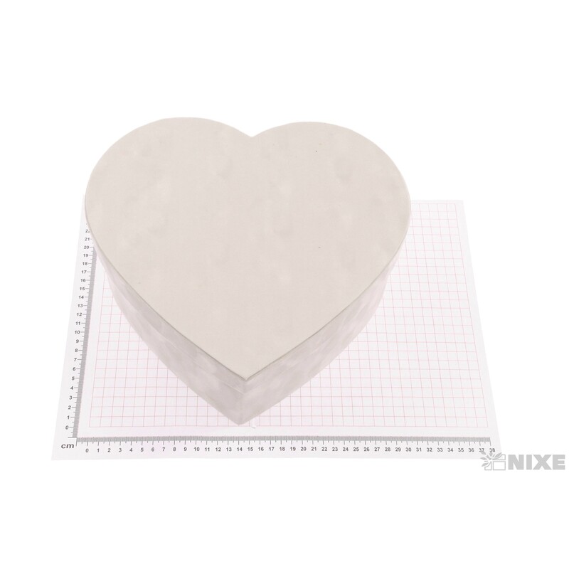 SRDCE BOX 3ks 29x28x11cm 24x24x10 21x21x8*BÍLÁ