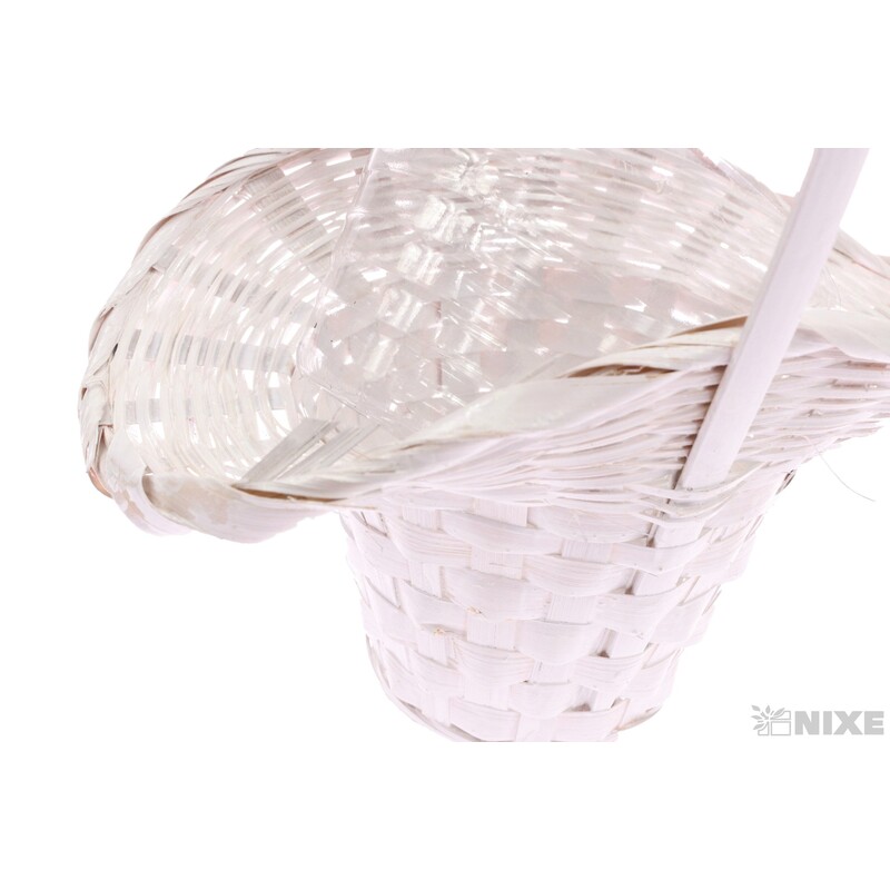 KOŠ PROUTĚNÝ 12x14x30cm*BÍLÁ