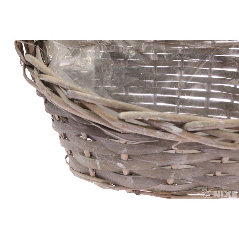 KOŠ PROUTĚNÝ 33x23x45cm*MIX BAREV