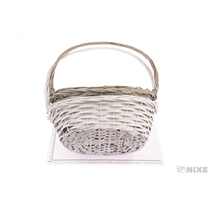 KOŠ PROUTĚNÝ 33x23x45cm*MIX BAREV