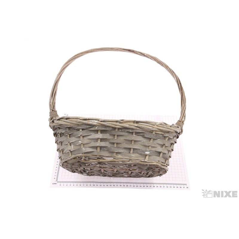 KOŠ PROUTĚNÝ 33x23x45cm*MIX BAREV