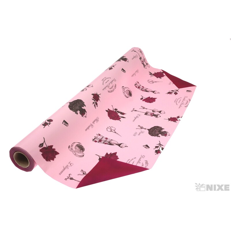 ROLE PLAST PARIS 70cmx40m*RŮŽOVÁ