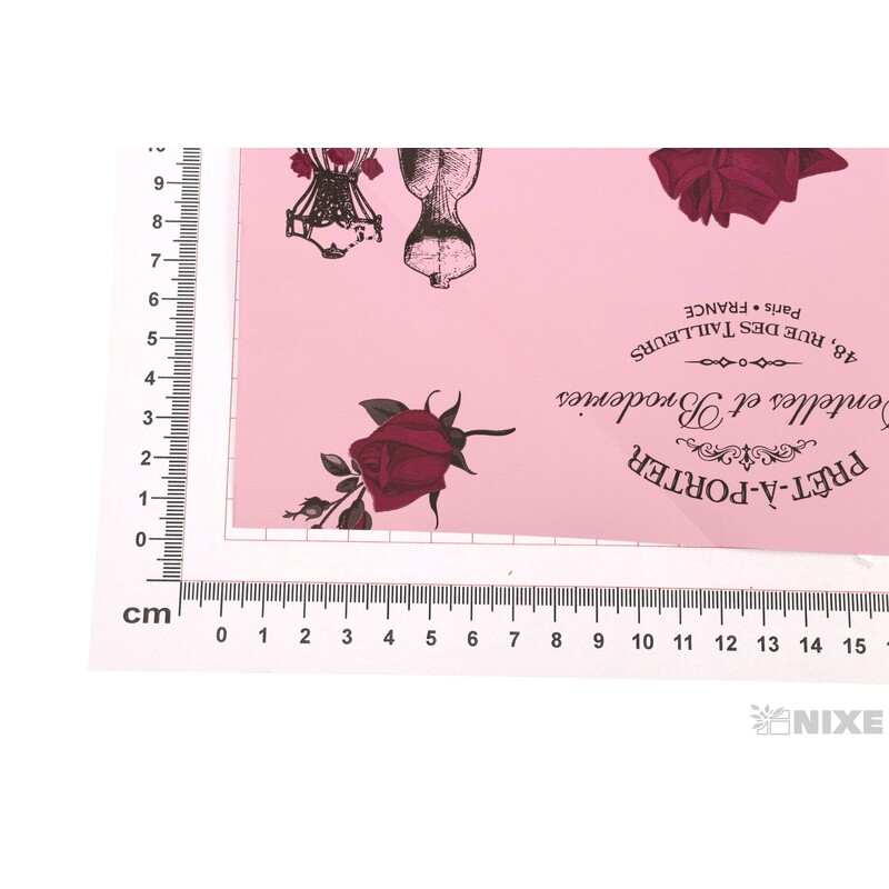 ROLE PLAST PARIS 70cmx40m*RŮŽOVÁ