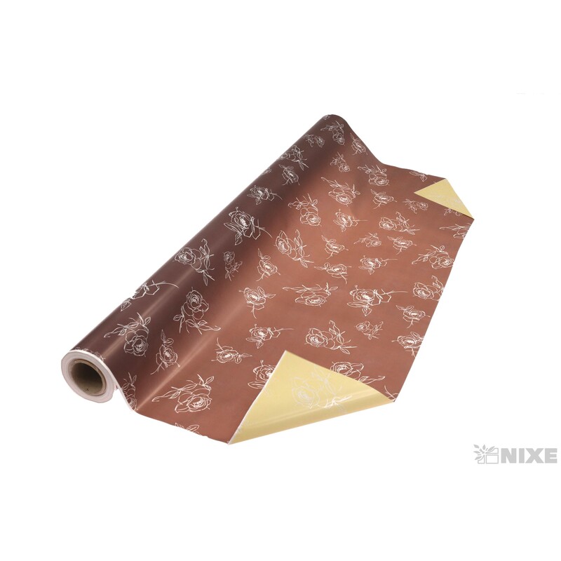 ROLE PLAST KISS 70cmx40m*HNĚDÁ