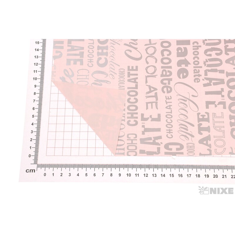 ROLE PERLA CHOCO 70cmx40m*RŮŽOVÁ