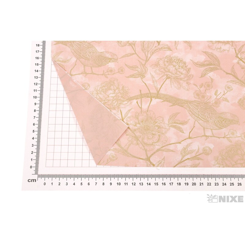 ROLE PAPÍR ABBY 80cmx50m*RŮŽOVÁ