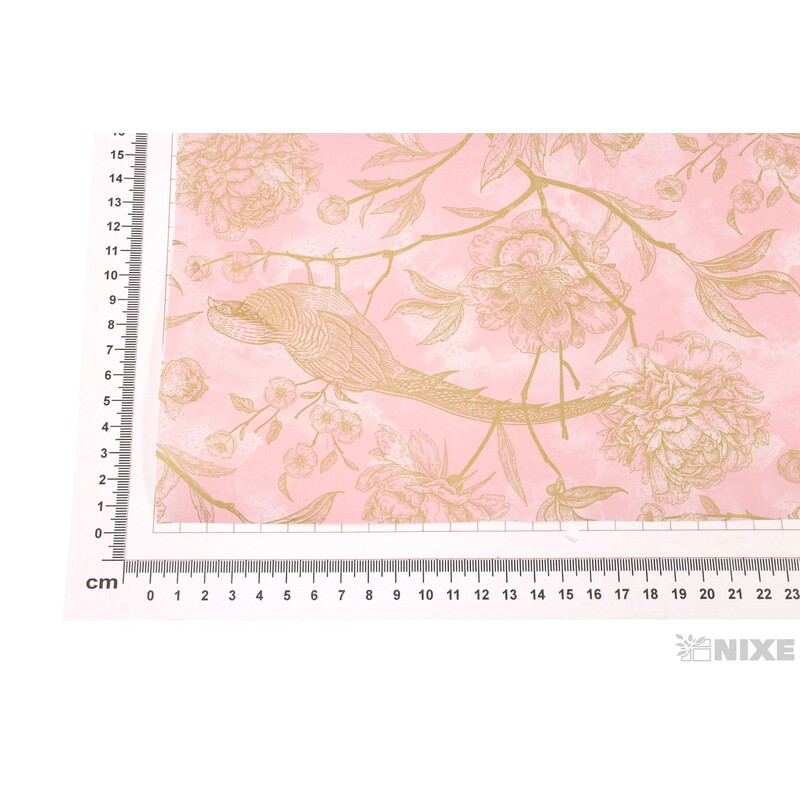 ROLE PAPÍR ABBY 80cmx50m*RŮŽOVÁ