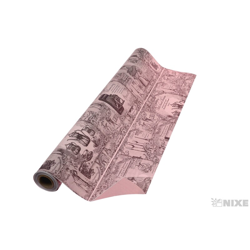 ROLE PAPÍR CHIC 80cmx25m*RŮŽOVÁ