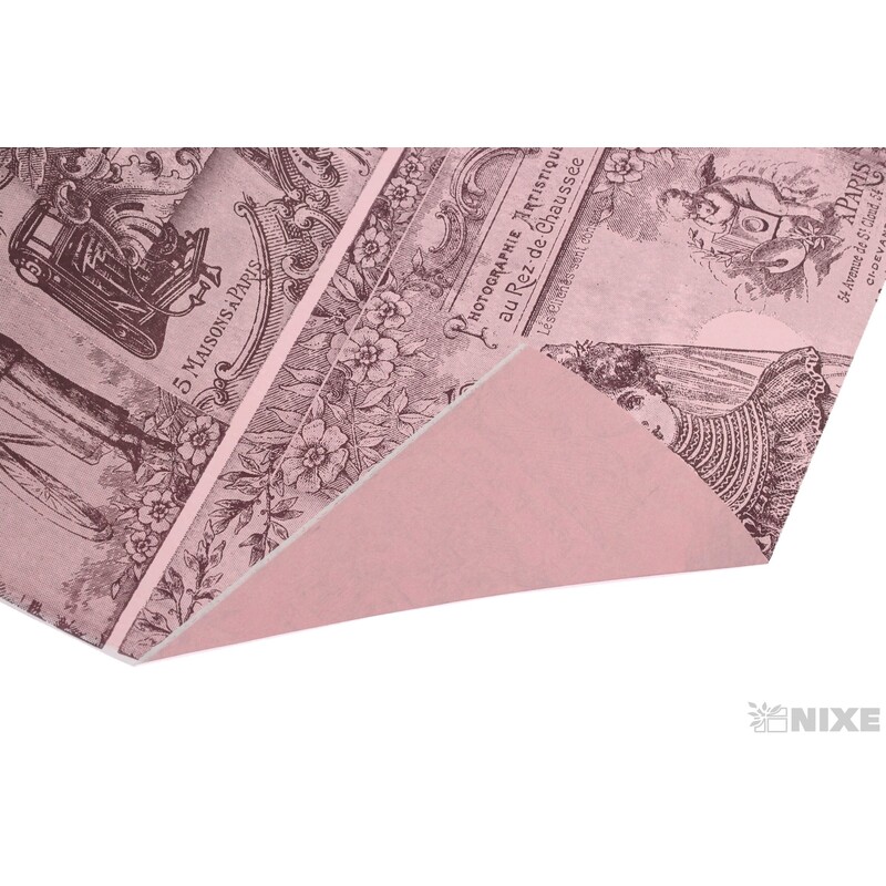 ROLE PAPÍR CHIC 80cmx25m*RŮŽOVÁ