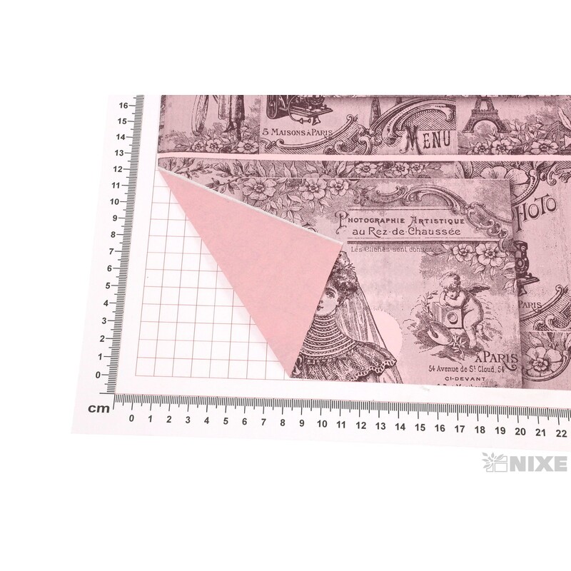 ROLE PAPÍR CHIC 80cmx25m*RŮŽOVÁ