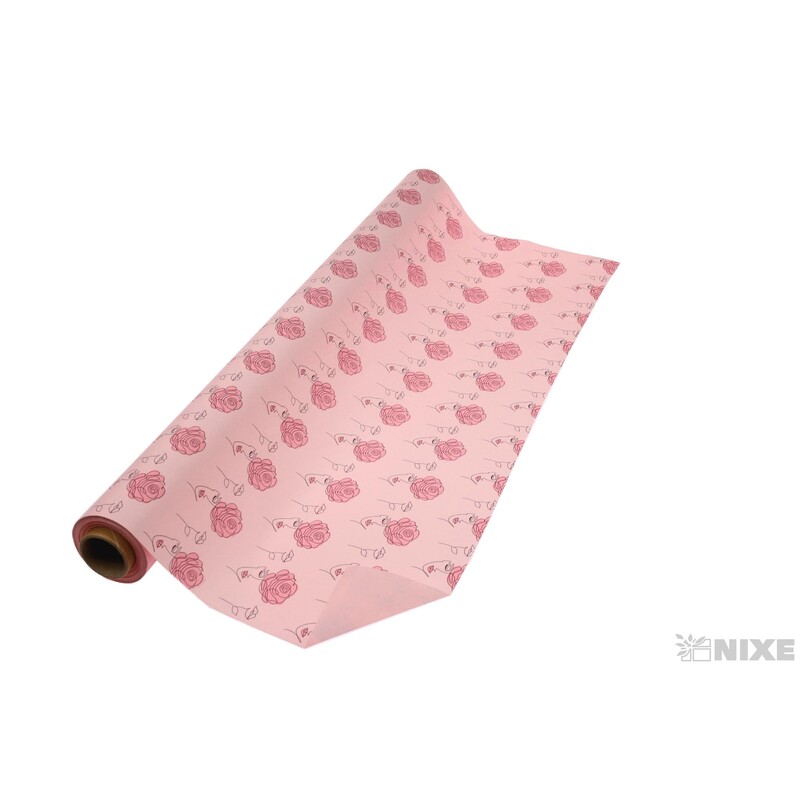 ROLE PLAST KISS 70cmx40m*RŮŽOVÁ