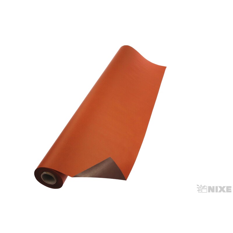 ROLE PAPÍR KRAFT 80cmx50m*ORANŽOVÁ+HNĚDÁ