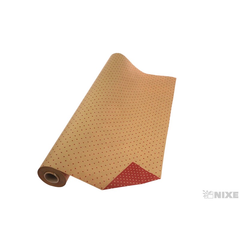 ROLE PAPÍR CUORICINI BIOKRAFT 70cmx50m*ČERVENÁ