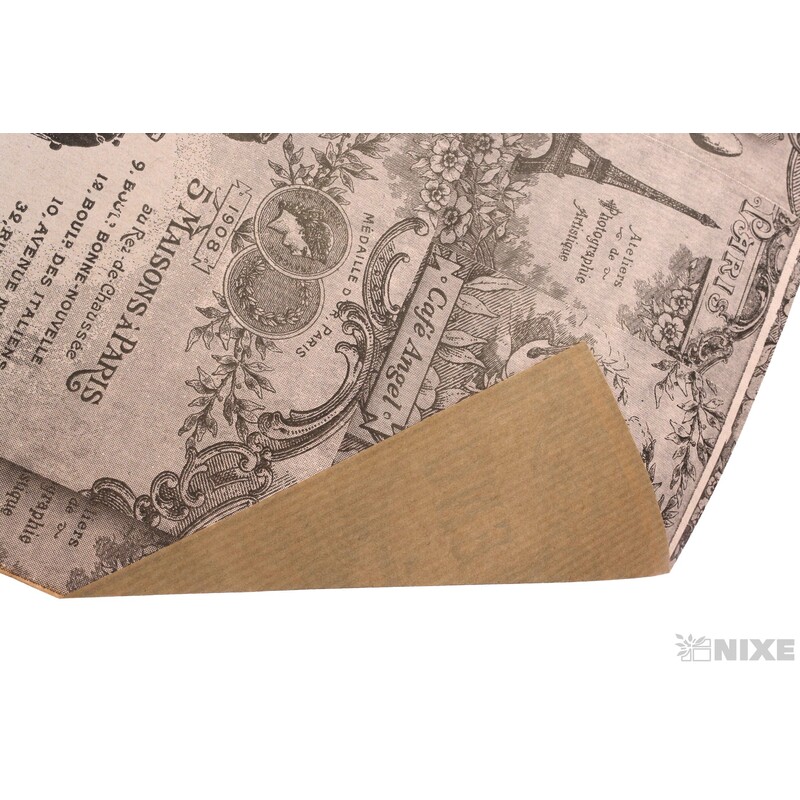 ROLE PAPÍR BRUN 80cmx25m*ČERNÁ