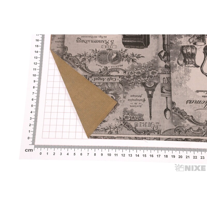 ROLE PAPÍR BRUN 80cmx25m*ČERNÁ