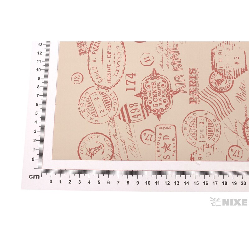 ROLE PLAST STEMPLE 50cmx9yd*RŮŽOVÁ TM.