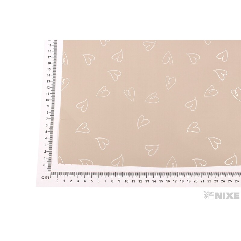 ROLE PLAST SRDCE 50cmx8m*BÉŽOVÁ