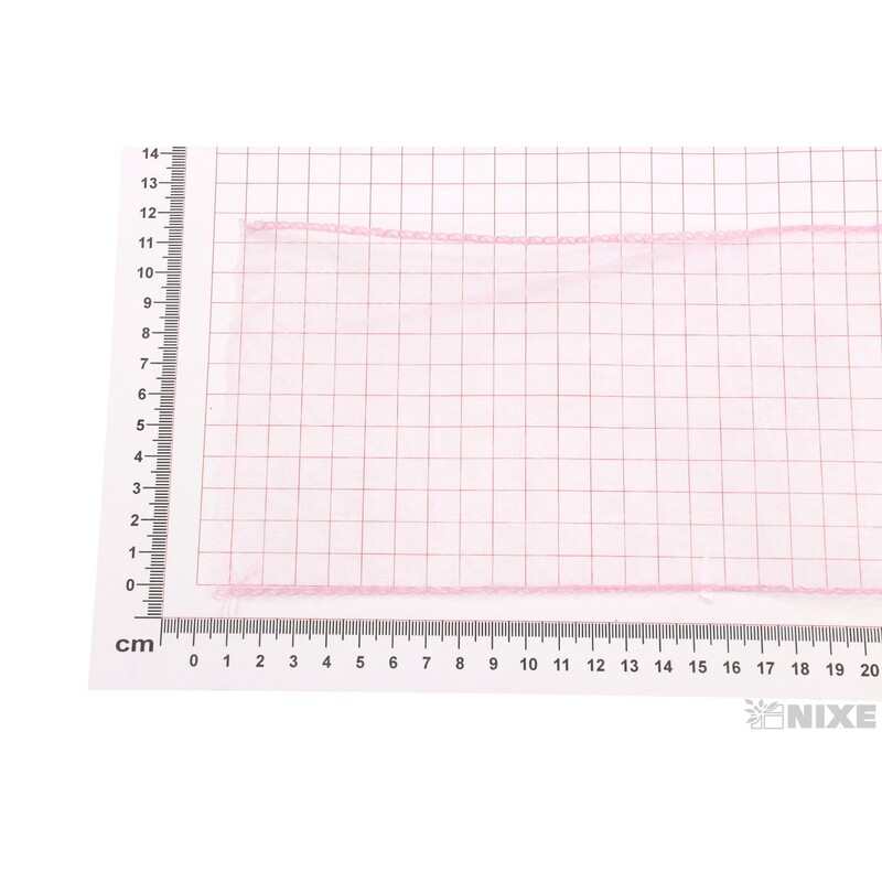 ORGANZA 12cmx8m*RŮŽOVÁ