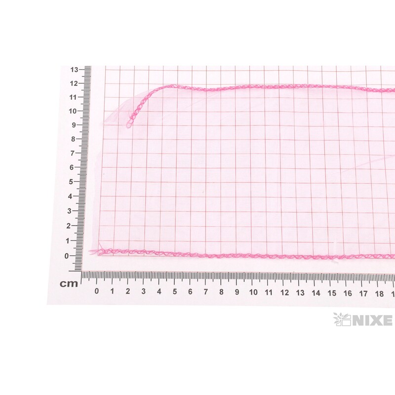 ORGANZA 12cmx8m*RŮŽOVÁ