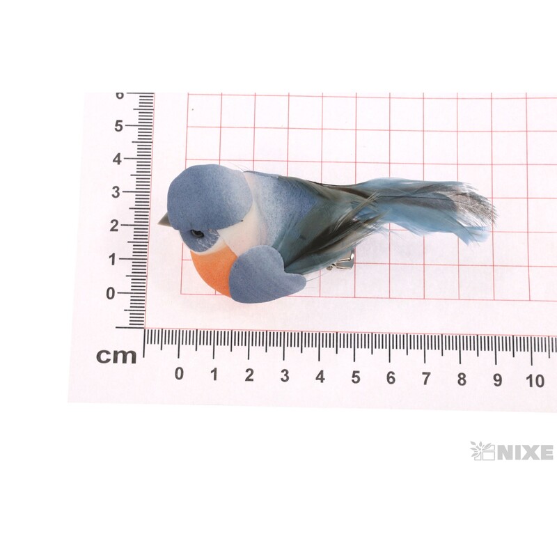 PTÁČEK KLIPS 8cm 12ks*MIX BAREV