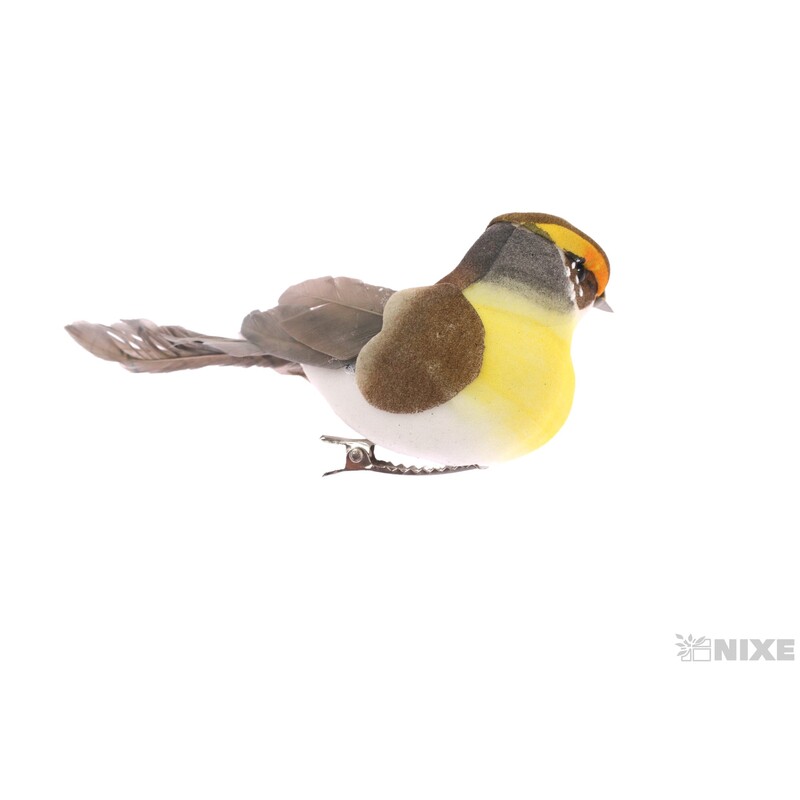 PTÁČEK KLIPS 10cm 12ks*MIX BAREV