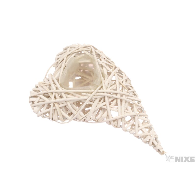 OBAL SRDCE PROUTÍ 19x25cm*BÍLÁ