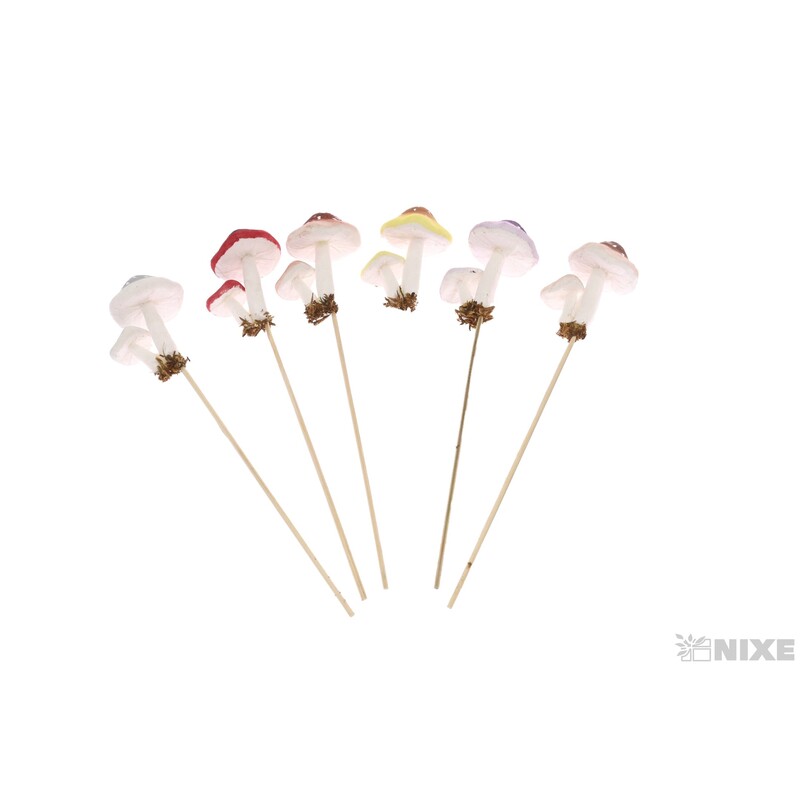 ZÁPICH MUCHOMŮRKA 12ks 07x26cm*MIX BAREV