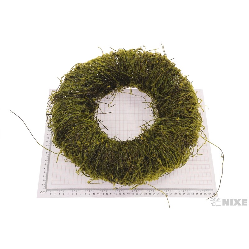 VĚNEC PROUTĚNÝ 35cm*ŽLUTÁ