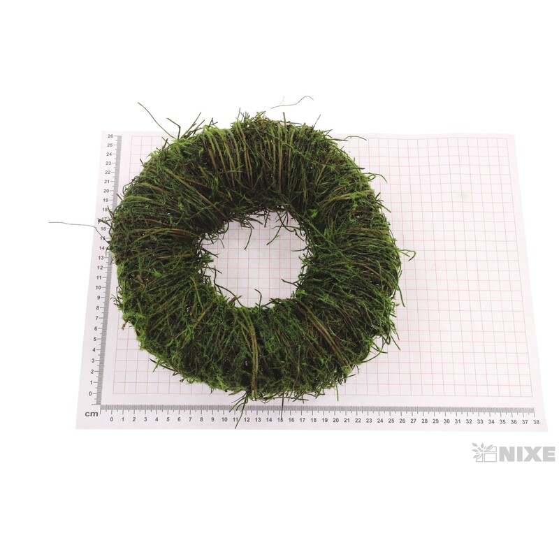 VĚNEC PROUTĚNÝ 25cm*ZELENÁ