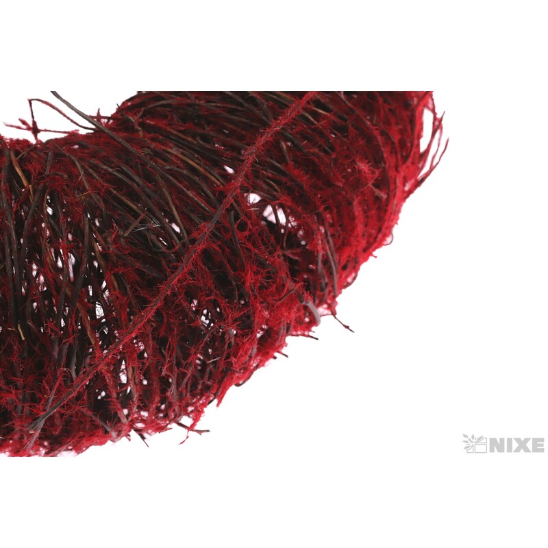 VĚNEC PROUTĚNÝ 35cm*RŮŽOVÁ