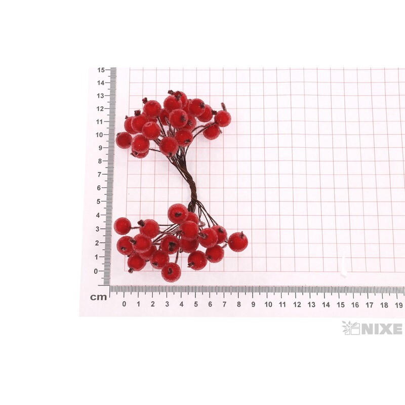 KULIČKY DRÁT 1x15cm 20ks 10sv*ČERVENÁ