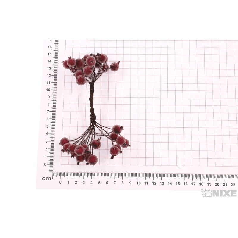 KULIČKY DRÁT 1x15cm 20ks 10sv*ČERVENÁ TM.