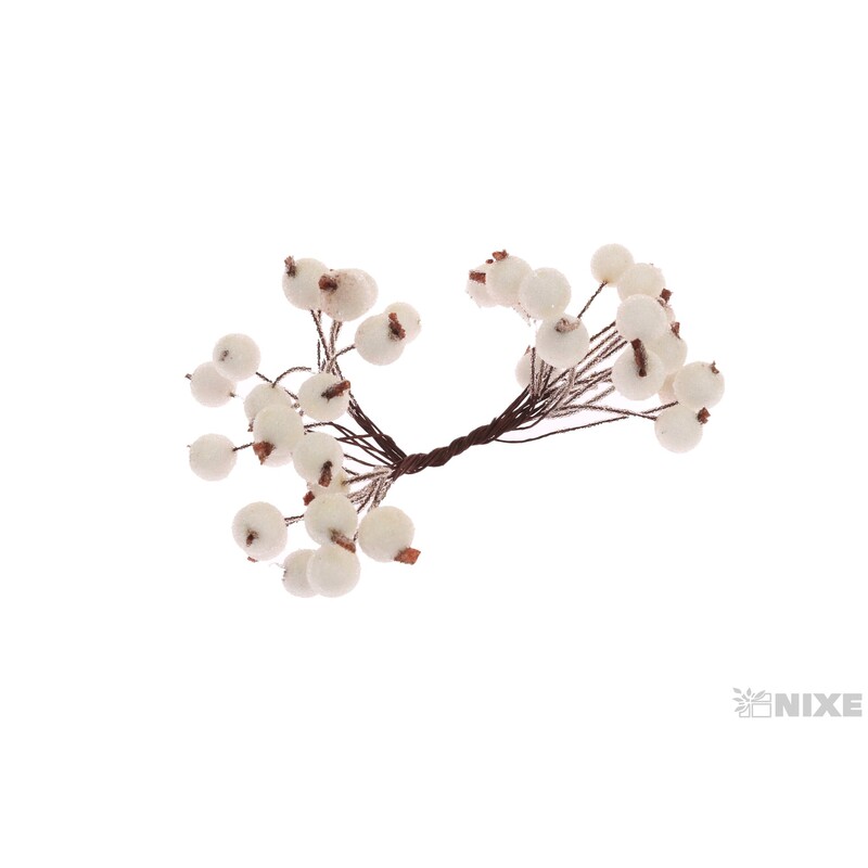 KULIČKY DRÁT 1x15cm 20ks 10sv*BÍLÁ