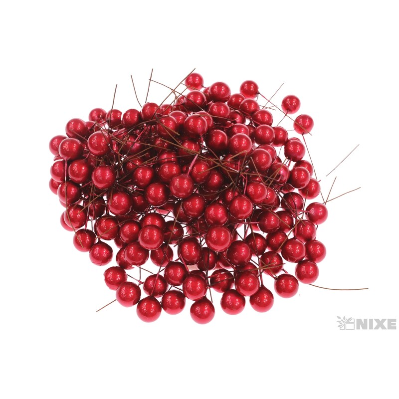 KULIČKY DRÁT 1,6cmx7cm 200ks*ČERVENÁ