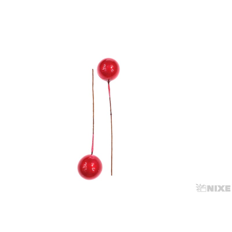 KULIČKY DRÁT 1,6cmx7cm 200ks*ČERVENÁ