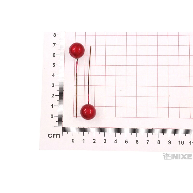 KULIČKY DRÁT 1,6cmx7cm 200ks*ČERVENÁ