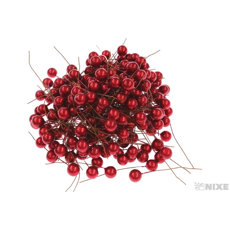 KULIČKY DRÁT 1cmx6cm 200ks*ČERVENÁ