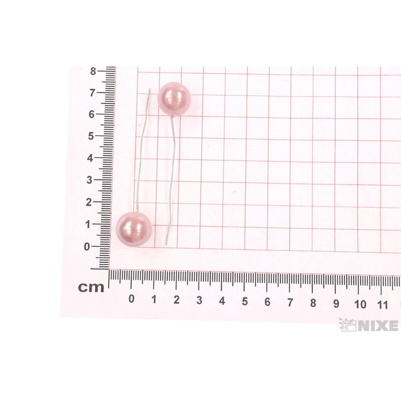 KULIČKY DRÁT 1,8cmx7cm 50ks*RŮŽOVÁ