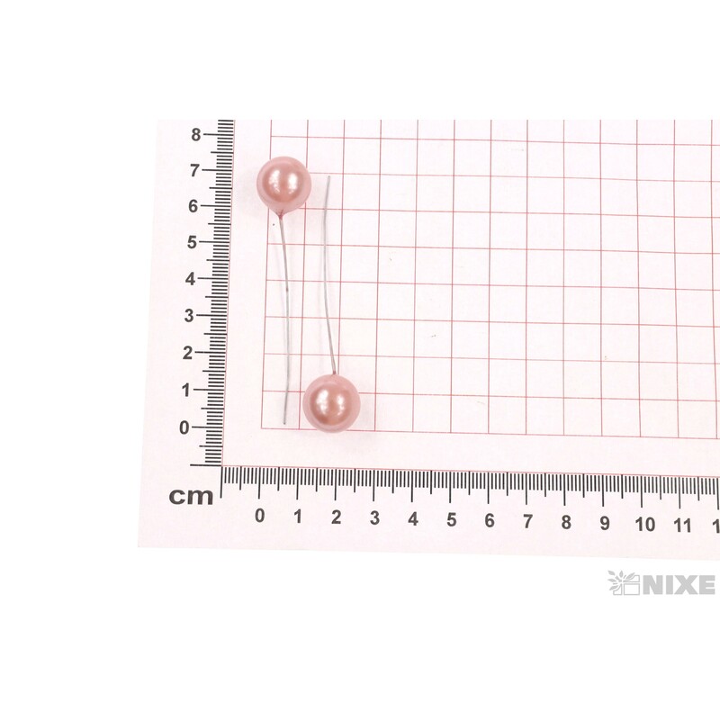 KULIČKY DRÁT 1,7cmx7cm 100ks*RŮŽOVÁ SV.